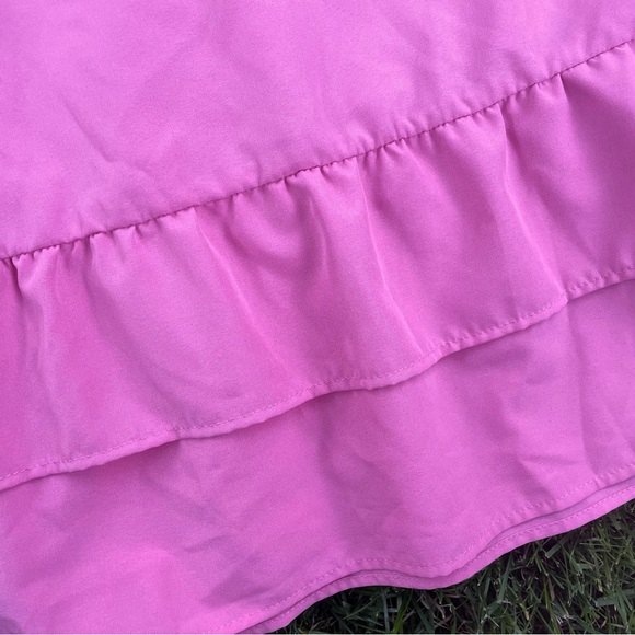 SHEIN Neon Pink Blouse - Picture 4 of 5